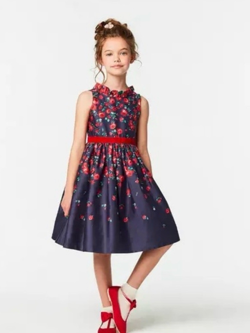 American Girl® X Janie And Jack Wrapped In Roses Party Dress Size 4